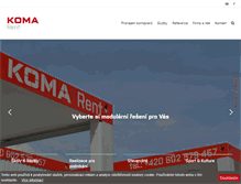 Tablet Screenshot of koma-rent.cz
